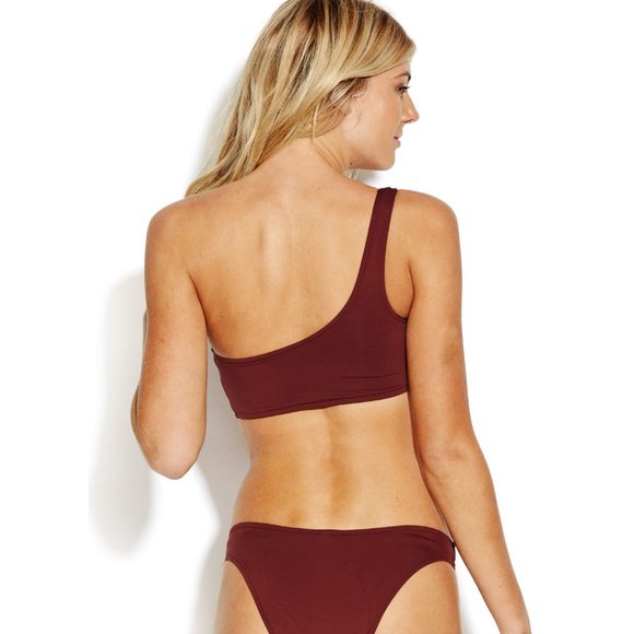 NWT Seafolly Active One Shoulder Bandeau Bikini - Picture 3 of 8